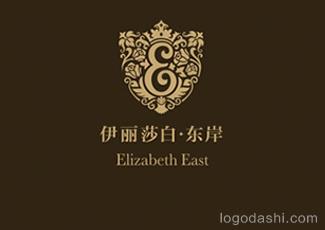 伊麗莎白東岸標(biāo)志logo設(shè)計，品牌vi設(shè)計