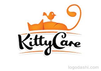 kittycare標志logo設(shè)計，品牌vi設(shè)計