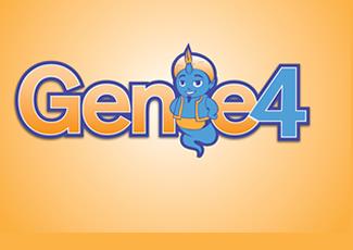 Genie4標(biāo)志logo設(shè)計(jì)，品牌vi設(shè)計(jì)