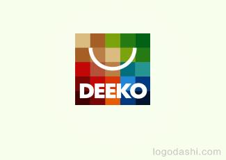 Deeko商標標志logo設計，品牌vi設計