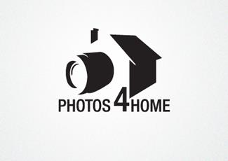 photos4home標(biāo)志logo設(shè)計(jì)，品牌vi設(shè)計(jì)