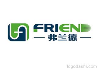 弗蘭德電子設備標志logo設計，品牌vi設計