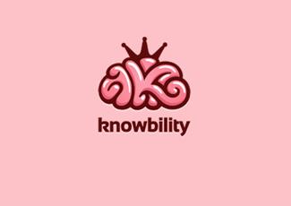 Knowbility標志logo設計，品牌vi設計