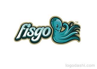 Fisgo小章魚標志logo設計，品牌vi設計