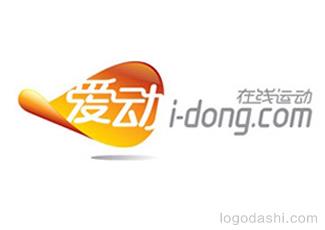 i-dong互聯(lián)網(wǎng)運動品牌標志logo設計，品牌vi設計