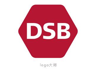 丹麥鐵路運(yùn)營商國家鐵路（DSB）標(biāo)志logo設(shè)計(jì)，品牌vi設(shè)計(jì)