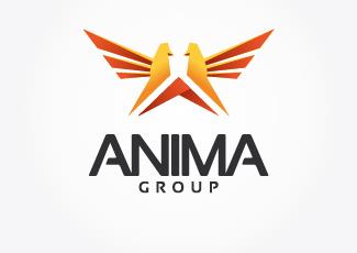 ANIMA物流集團標志logo設計，品牌vi設計