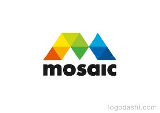 MOSAIC標志標志logo設(shè)計，品牌vi設(shè)計