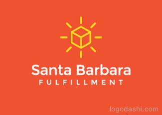 SantaBarbara運輸標志logo設計，品牌vi設計