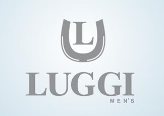 Luggi男裝品牌標(biāo)志logo設(shè)計，品牌vi設(shè)計