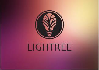 LIGHTREE節(jié)能標志標志logo設計，品牌vi設計