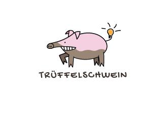 Trüffelschwein標志logo設(shè)計，品牌vi設(shè)計