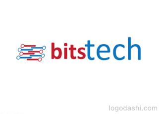 bitstech標志logo設計，品牌vi設計