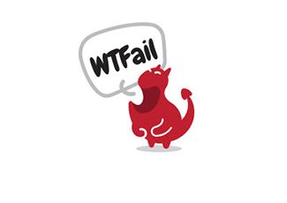 WTFail卡通標(biāo)志標(biāo)志logo設(shè)計(jì)，品牌vi設(shè)計(jì)