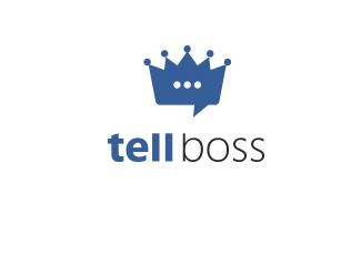 TellBoss標(biāo)志標(biāo)志logo設(shè)計(jì)，品牌vi設(shè)計(jì)