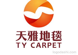 天雅地毯標志logo設計，品牌vi設計